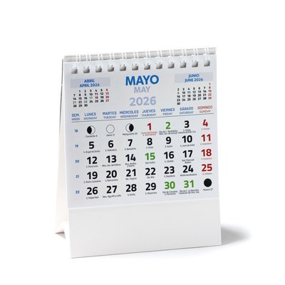 Calendario de sobremesa vertical