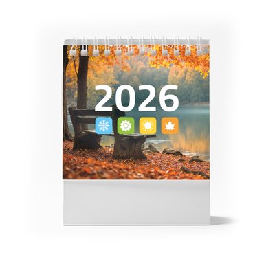 Calendario de sobremesa vertical