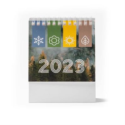 Calendario de sobremesa vertical