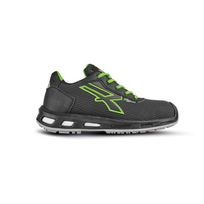 Calzado antiperforación y suela antideslizante Black / Green 43 EU