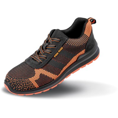 Calzado con Puntera de Acero Black / Orange 9 Uk