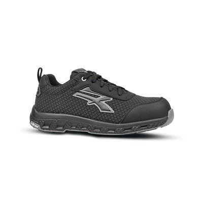Calzado de seguridad sin metales con puntera reforzada Black / Grey 46 Eu
