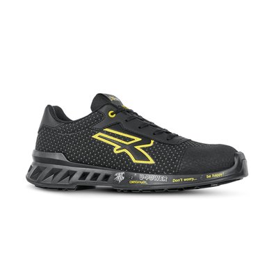 Calzado de seguridad resistente Black / Yellow 44 Eu