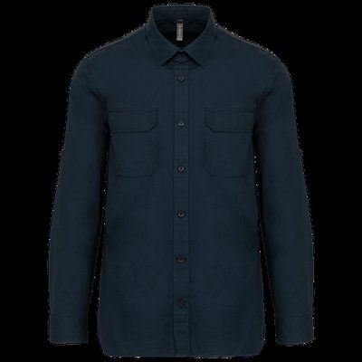 Camisa con 2 bolsillos parche Navy L