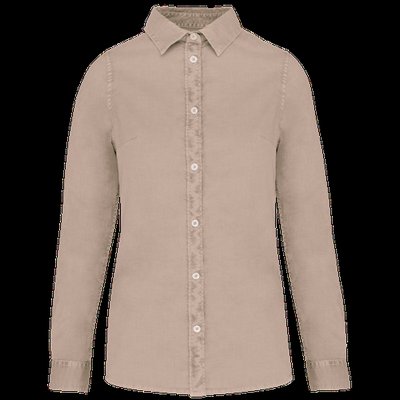 Camisa ajustada eco mujer Washed Linen XL