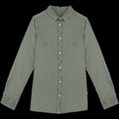 Camisa ajustada eco mujer Washed Pale Khaki L