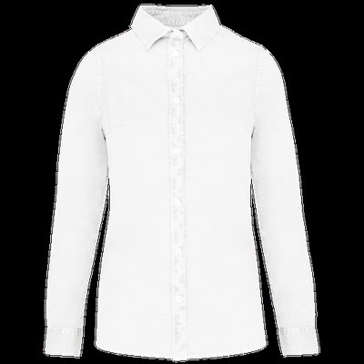 Camisa ajustada eco mujer Washed white XL