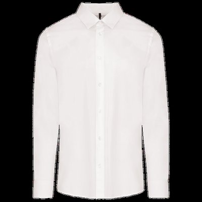 Camisa algodón para hombre entallada White S