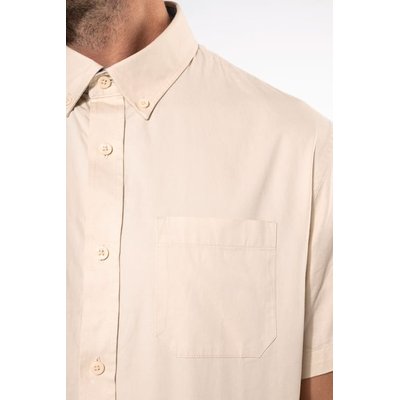 Camisa de algodón manga corta hombre