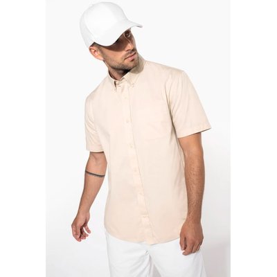 Camisa de algodón manga corta hombre
