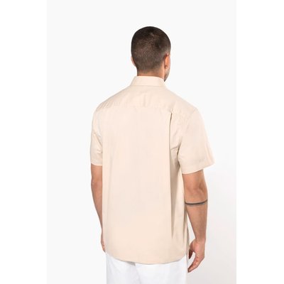 Camisa de algodón manga corta hombre