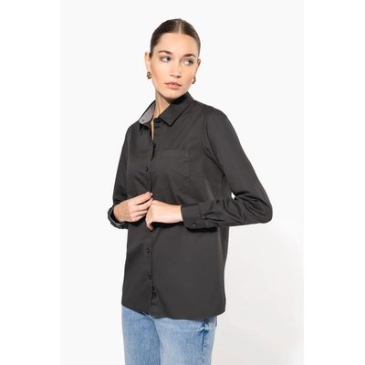 Camisa de algodón de manga larga