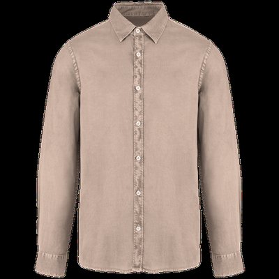 Camisa algodón orgánico hombre Washed Linen L