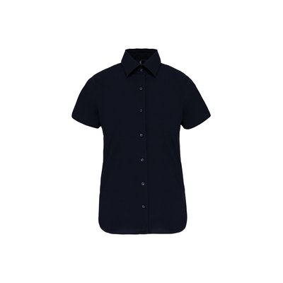 Camisa cómoda manga corta mujer Navy Xxl