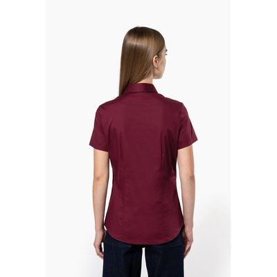 Camisa cómoda manga corta mujer