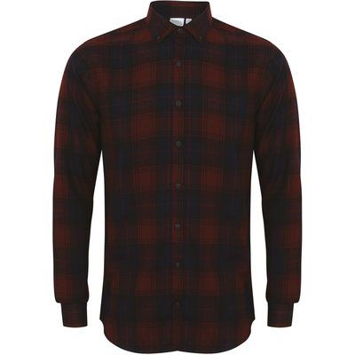 Camisa A Cuadros Burgundy Check XL