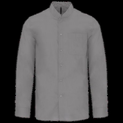 Camisa cuello mao hombre Silver 3Xl