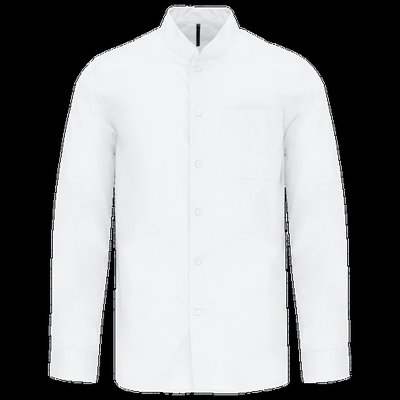 Camisa cuello mao hombre White S