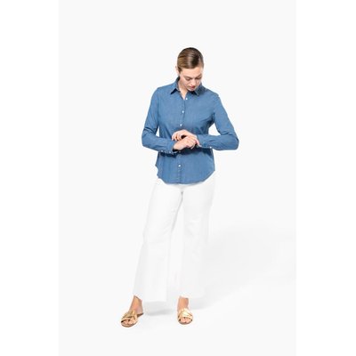 Camisa Denim algodón para mujer