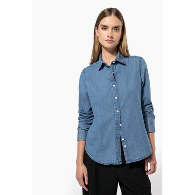 Camisa Denim algodón para mujer