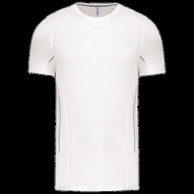 Camisa de deporte para hombre White / Silver XL