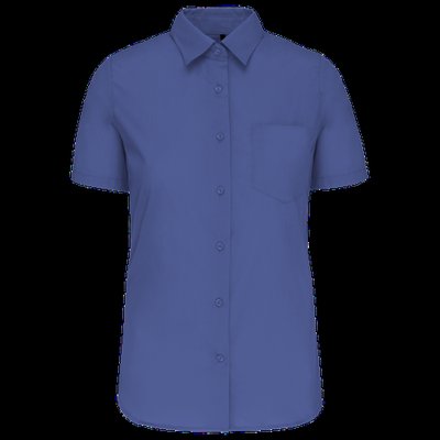 Camisa easy care manga corta mujer Cobalt Blue L