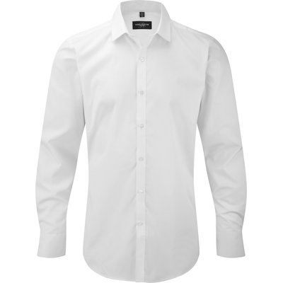 Camisa elástica hombre White L