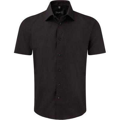 Camisa entallada hombre Black XL