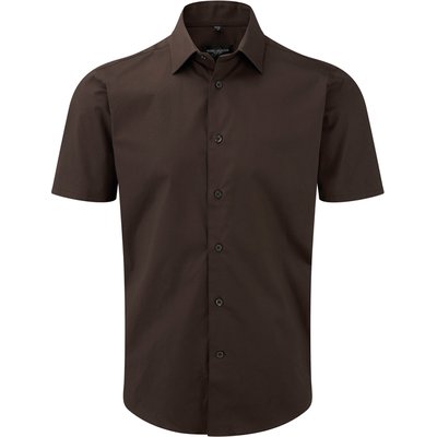 Camisa entallada hombre CHOCOLATE L