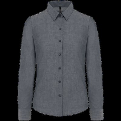 Camisa entallada mujer tejido de cuidado fácil Oxford Shadow Navy XXL