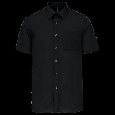 Camisa de fácil cuidado para chico Black 4Xl