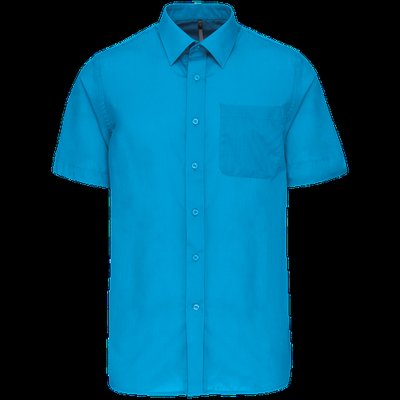 Camisa de fácil cuidado para chico Bright Turquoise 6Xl