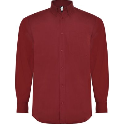 Camisa de hombre manga larga GRANATE XL