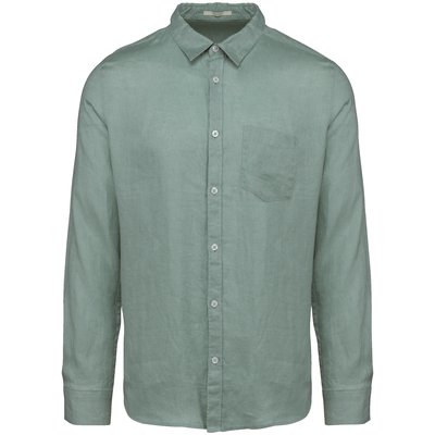 Camisa de lino hombre Jade Green XL