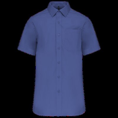 Camisa manga corta hombre Bolsillo izquierdo Cobalt Blue M