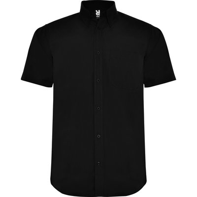 Camisa Manga Corta Hombre Negro L