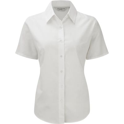 Camisa de manga corta de mujer White Xs