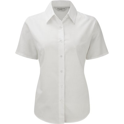 Camisa de manga corta de mujer White XXL