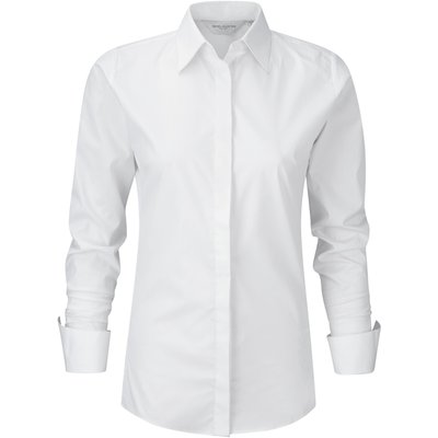 Camisa manga larga mujer White S