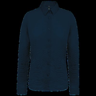 Camisa mujer 100% algodón Navy XL