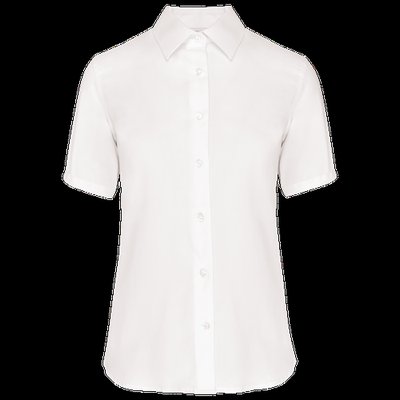 Camisa de mujer sin arrugas White 3Xl
