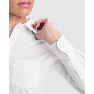 Camisa Mujer Entallada con Bolsillo