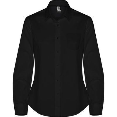 Camisa mujer manga larga Negro 2XL