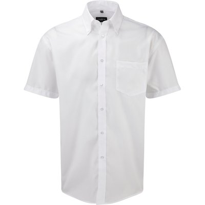 Camisa non-iron con bolsillo pecho White L