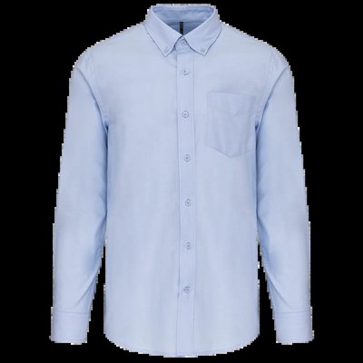 Camisa oxford hombre algodón poliéster Oxford Blue L
