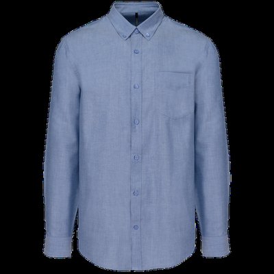 Camisa oxford hombre algodón poliéster Oxford Cobalt Blue 6XL
