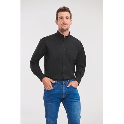 Camisa Oxford hombre planchado mínimo