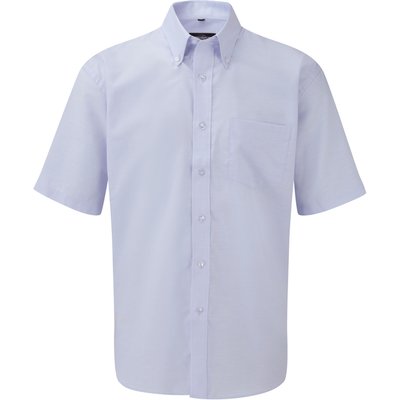 Camisa Oxford DE manga corta hombre Oxford Blue 6XL