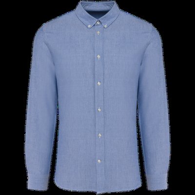 Camisa Oxford manga larga hombre entallada Oxford Light Royal Blue 3XL