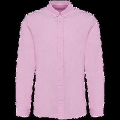 Camisa Oxford manga larga hombre entallada Oxford Pink 3XL